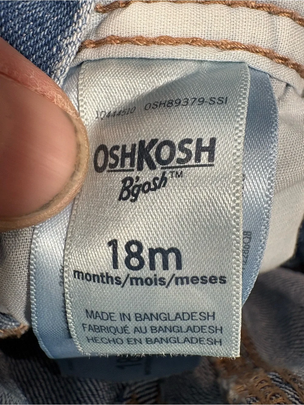 OshKosh Bgosh sturdy denim